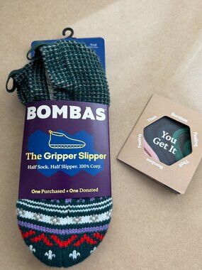 BOMBAS Gripper Slipper NWT